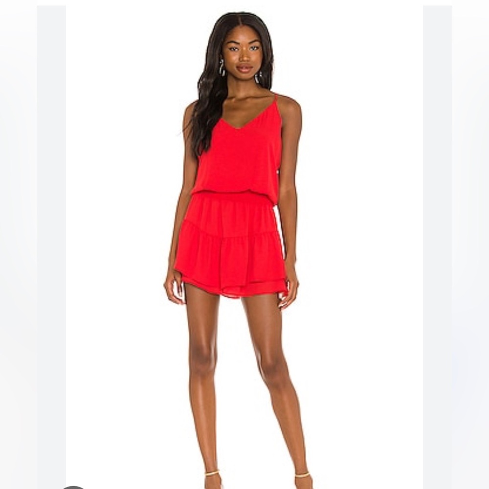 Revolve: Krisa Smocked cami mini dress. Size Medium